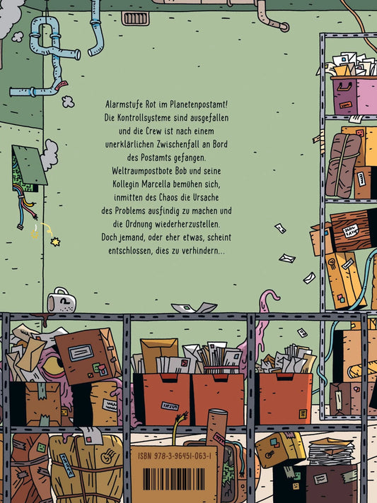 Der Weltraumpostbote - Panik im Postamt Band 4