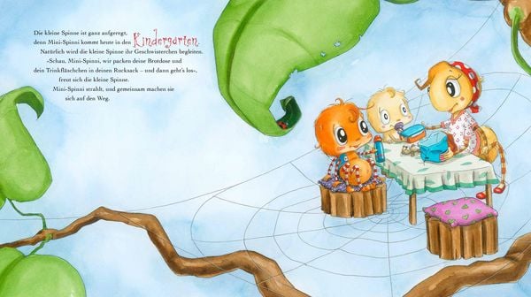 Die kleine Spinne Widerlich - Mini-Spinni kommt in den Kindergarten