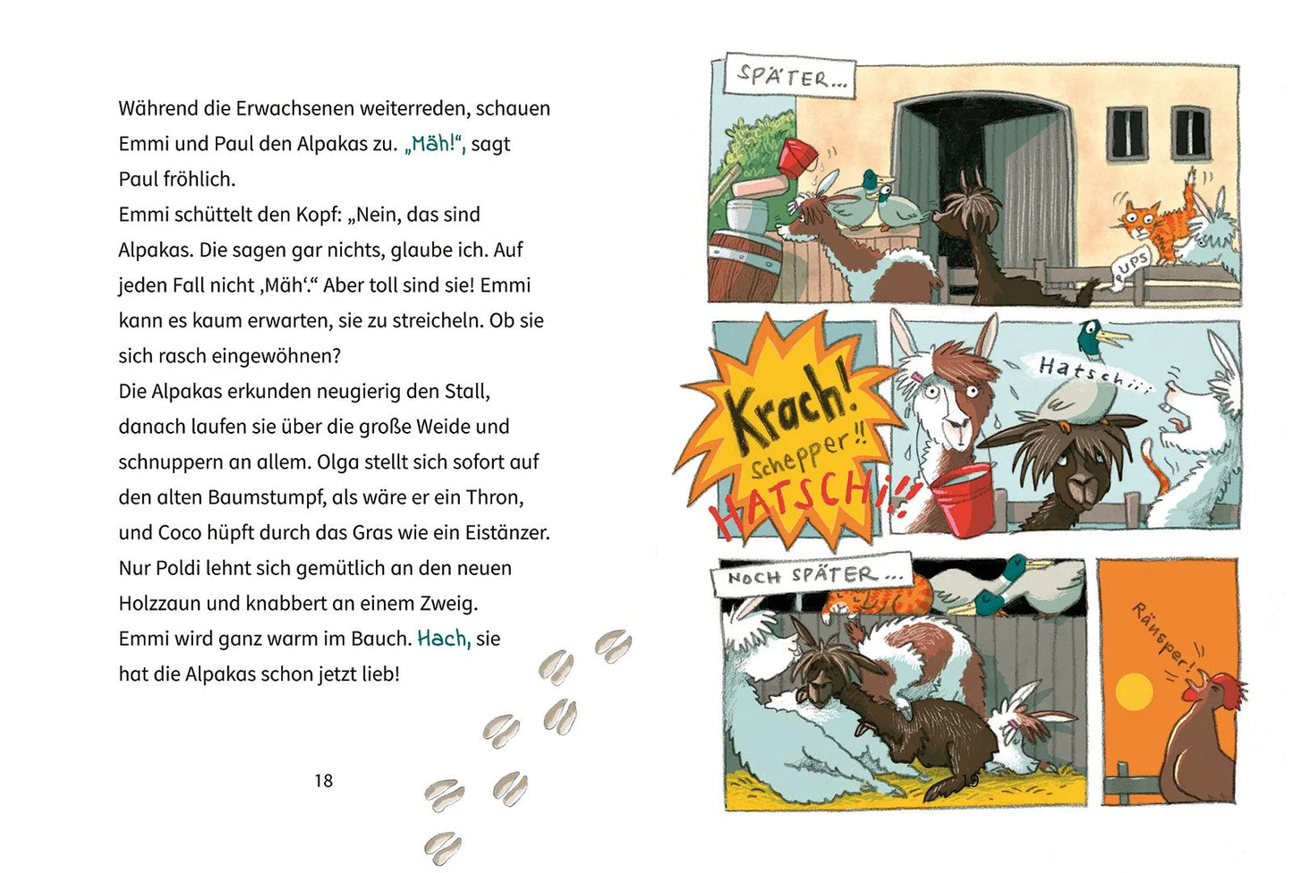 Die wilde Alpaka-Bande (1). Zicke, zacke, Spuck-Attacke!