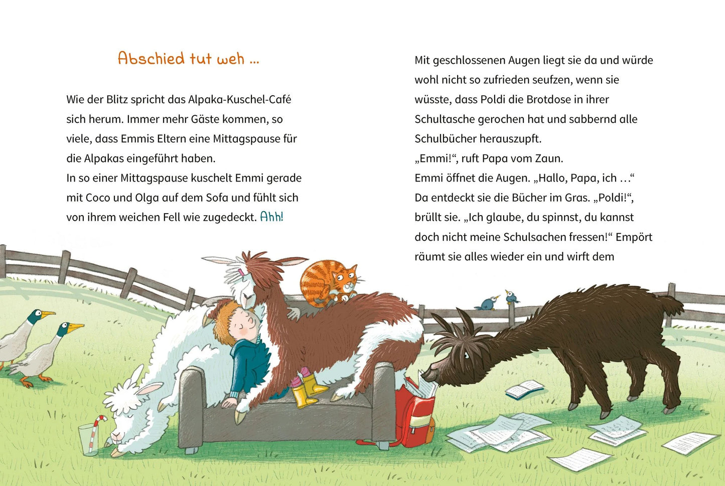 Die wilde Alpaka-Bande (1). Zicke, zacke, Spuck-Attacke!