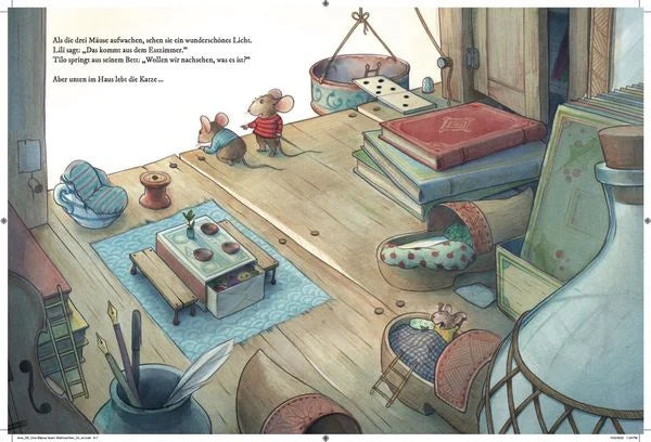 Drei Mäuse feiern Weihnachten