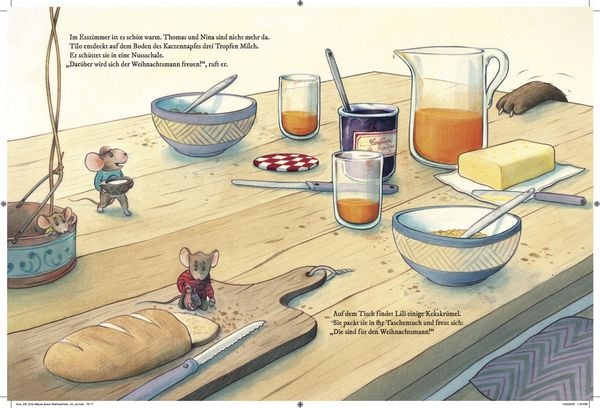 Drei Mäuse feiern Weihnachten