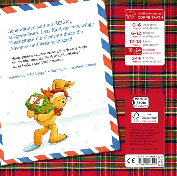 Erste Weihnachtsbriefe von Felix