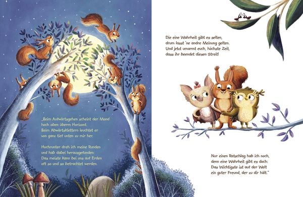 Eule Elli und die Sache mit dem Mond