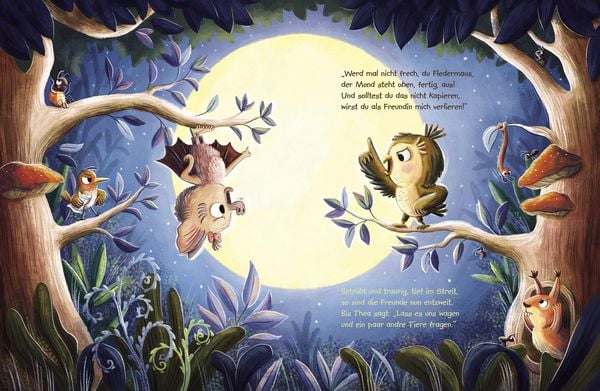 Eule Elli und die Sache mit dem Mond