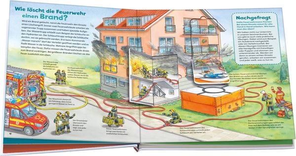 BOOKii® WAS IST WAS Junior Im Einsatz mit der Feuerwehr!