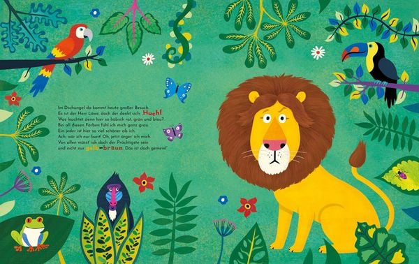 Herr Löwe trägt heut' bunt