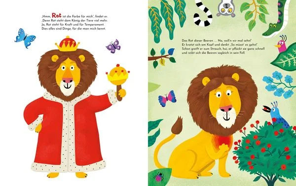 Herr Löwe trägt heut' bunt