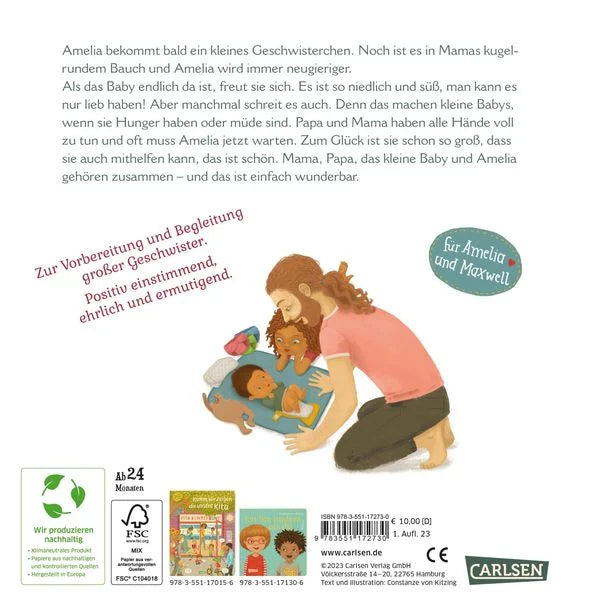 Jetzt ist unser kleines Baby da