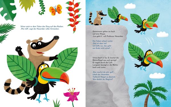 Klein Tukan lernt heut' fliegen