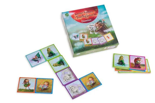 Kleines Einhorn Funkelstern. Domino