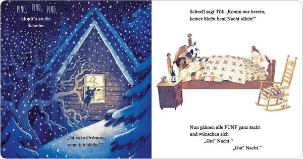 Klopf! Klopf! Komm herein, keiner bleibt heut Nacht allein!