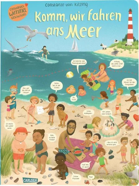 Komm, wir fahren ans Meer (Constanze von Kitzings Wimmelgeschichten 4)