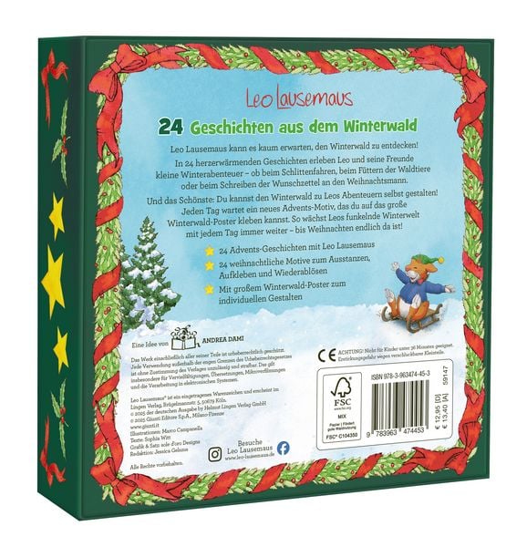 Leo Lausemaus - 24 Geschichten aus dem Winterwald