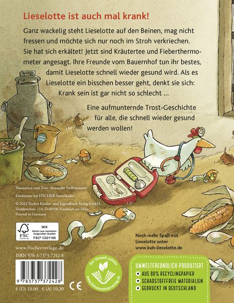 Lieselotte ist krank (Pappe)