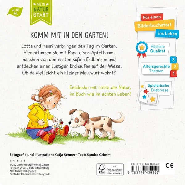 Lotta entdeckt die Welt: Im Garten