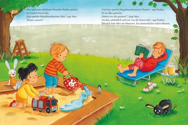 Max-Bilderbücher: Wir besuchen die Feuerwehr, Polizei und Baustelle