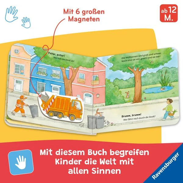 Mein erstes Magnetbuch - Was fährt wo? Fahrzeuge