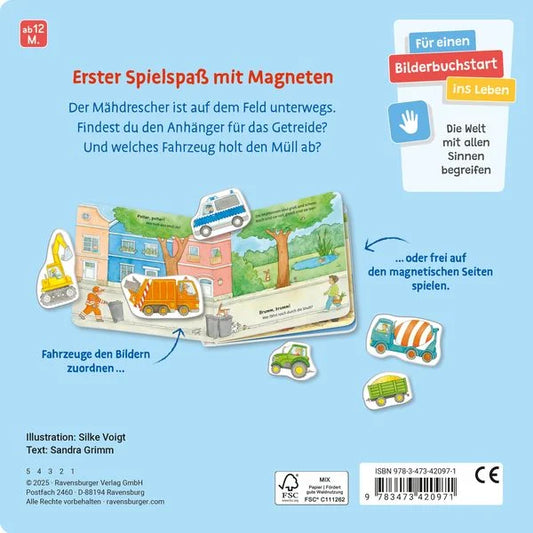 Mein erstes Magnetbuch - Was fährt wo? Fahrzeuge