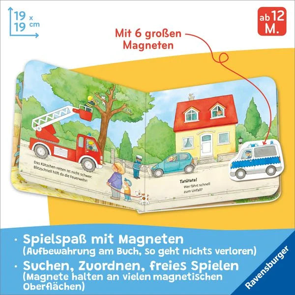 Mein erstes Magnetbuch - Was fährt wo? Fahrzeuge