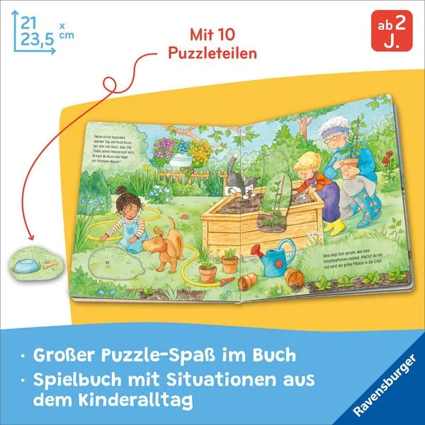 Mein großes Puzzle-Spielbuch - Alle helfen mit