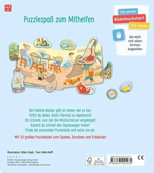 Mein großes Puzzle-Spielbuch - Alle helfen mit