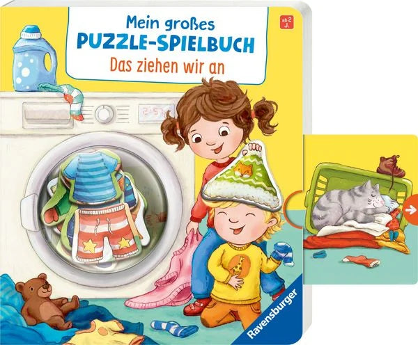 Mein großes Puzzle-Spielbuch - Das ziehen wir an