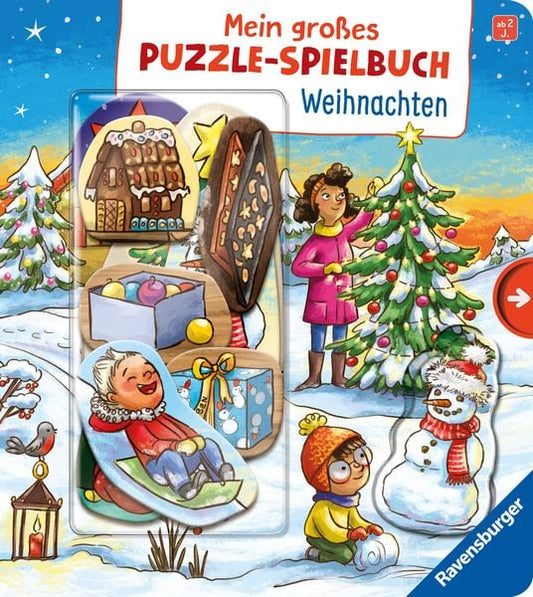 Mein großes Puzzle-Spielbuch - Weihnachten