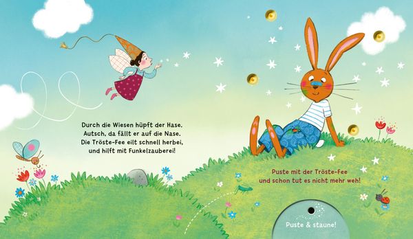 Mein Puste-Licht-Buch: Die kleine Tröste-Fee