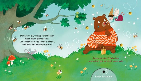 Mein Puste-Licht-Buch: Die kleine Tröste-Fee