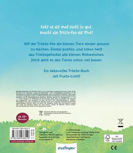 Mein Puste-Licht-Buch: Die kleine Tröste-Fee