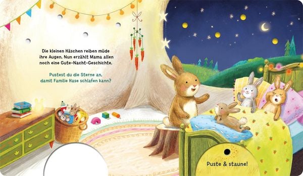 Mein Puste-Licht-Buch: Schlaf schön, kleiner Schatz!