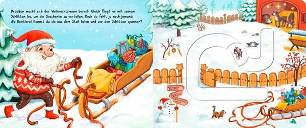 Meine Schiebebahn-Pappe: Hilf mit an Weihnachten