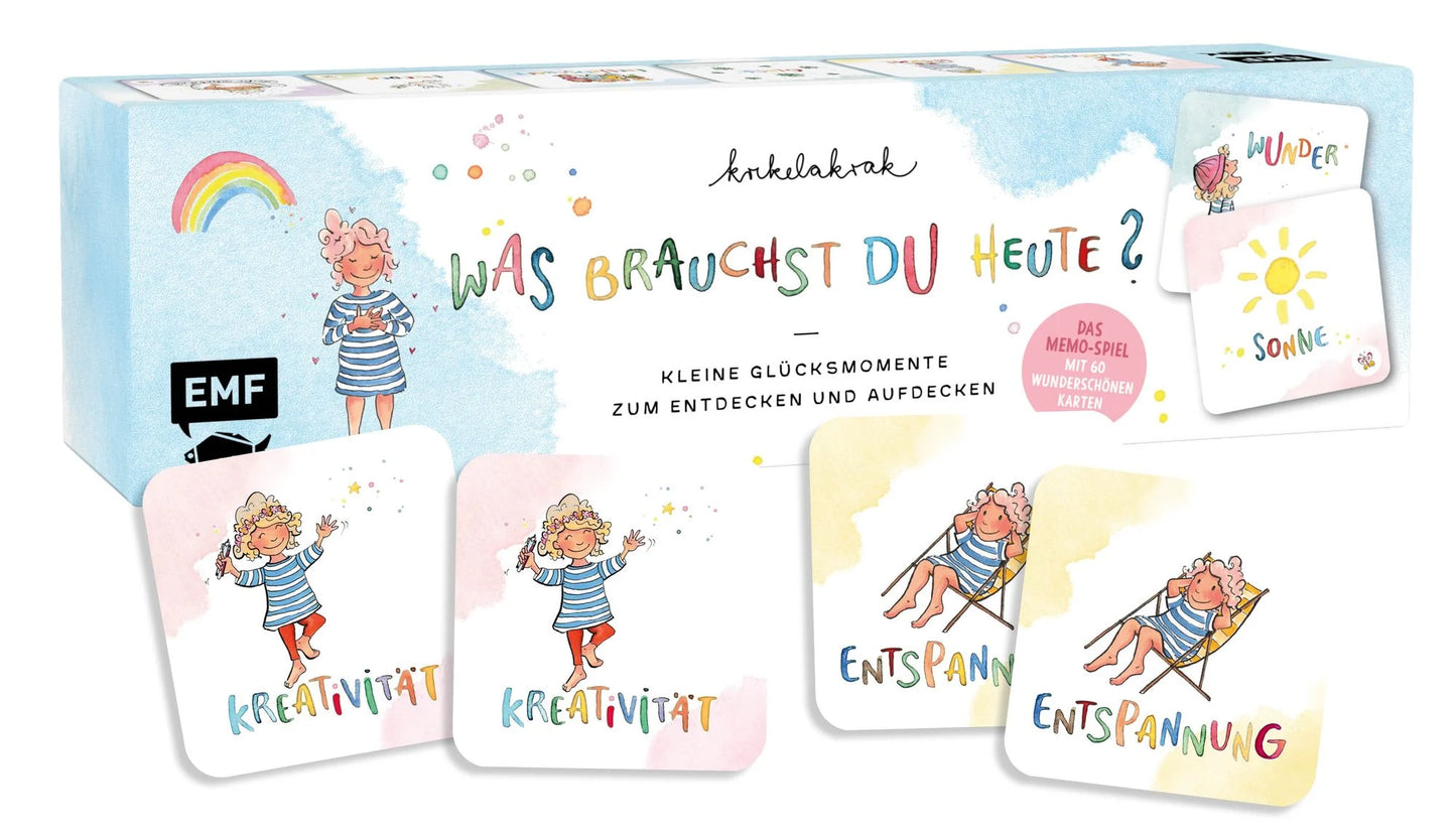 Memo-Spiel: Was brauchst du heute? – Kleine Glücksmomente zum Entdecken und Aufdecken