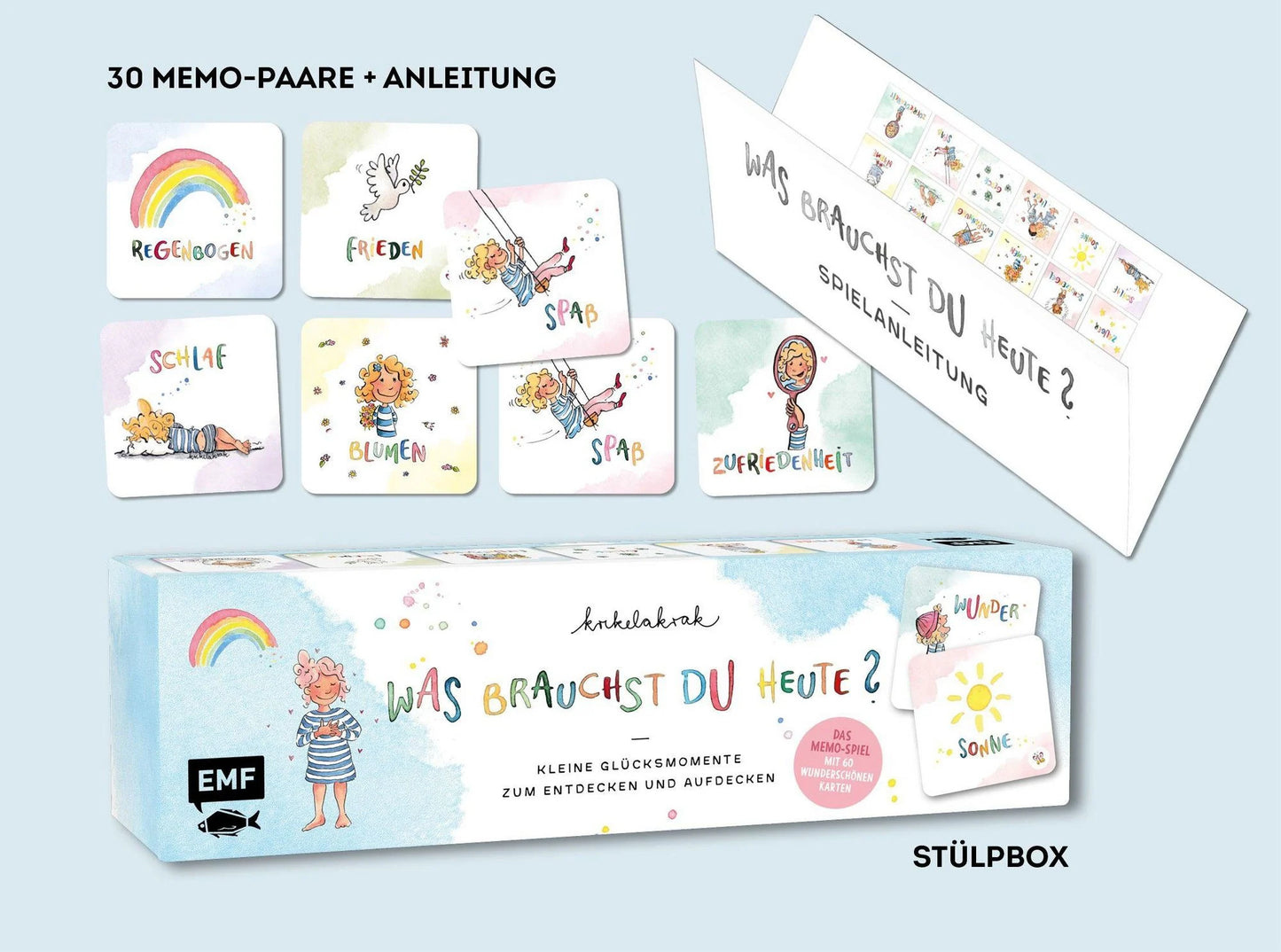 Memo-Spiel: Was brauchst du heute? – Kleine Glücksmomente zum Entdecken und Aufdecken