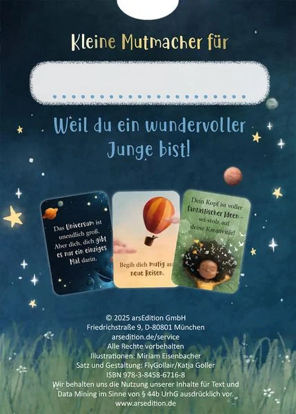 Mutmachkarten für einen wundervollen Jungen wie dich