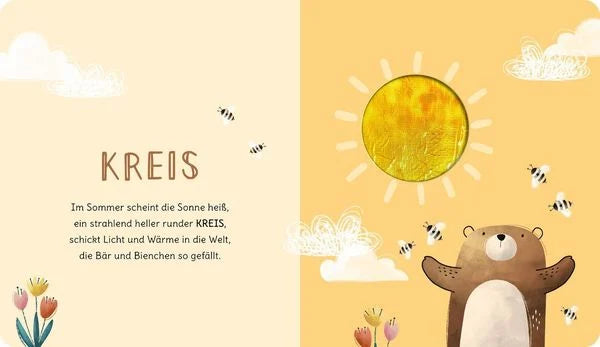 Schau und fühl mal, kleiner Bär!