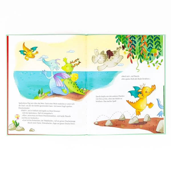 Spekulatius der Weihnachtsdrache. Spekulatius und der kleine Donnerdrache