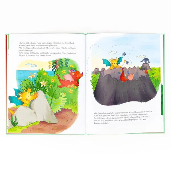 Spekulatius der Weihnachtsdrache. Spekulatius und der kleine Donnerdrache