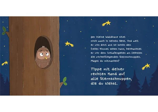 Streichel den Siebenschläfer - Ein Gute-Nacht-Mitmachbuch. Für Kinder ab 2 Jahren