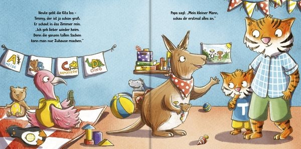 Timmy Tiger. Ich komme in die Kita!