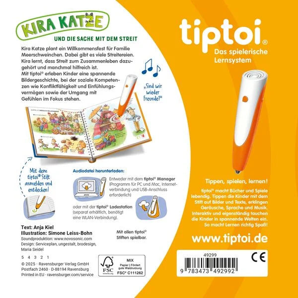 tiptoi® Bildergeschichten über den Umgang mit Gefühlen - Kira Katze und die Sache mit dem Streit
