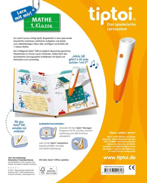 tiptoi® Lern mit mir! Mathe 1. Klasse