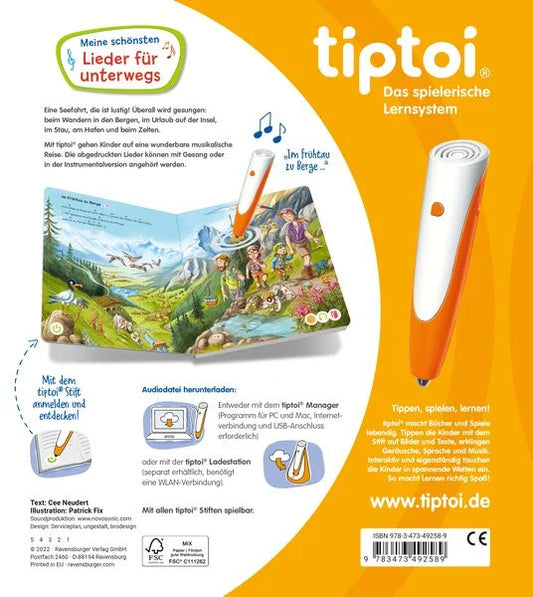 tiptoi® Meine schönsten Lieder für unterwegs