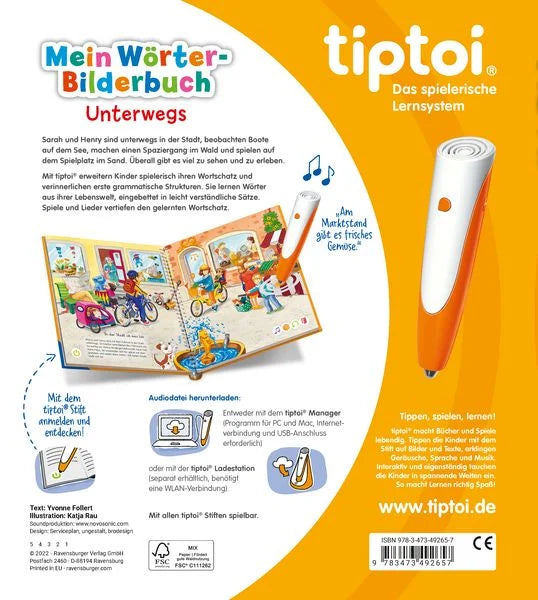 Tiptoi® Mein Wörter-Bilderbuch - Unterwegs