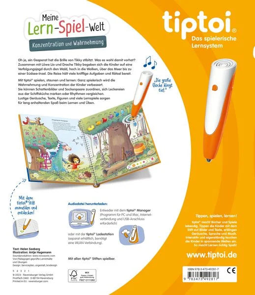tiptoi® Meine Lern-Spiel-Welt - Konzentration und Wahrnehmung