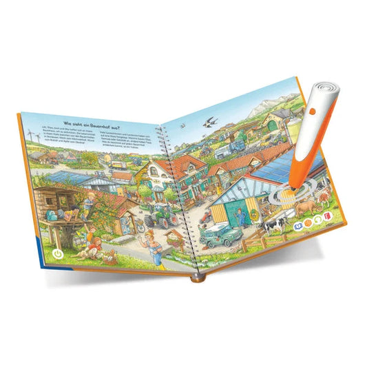 Ravensburger tiptoi Starter-Set 00114: Stift und Bauernhof-Buch - Lernsystem für Kinder ab 4 Jahren