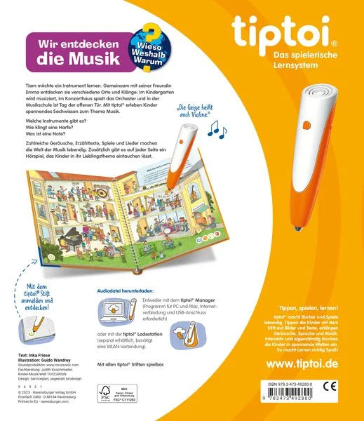 tiptoi® Wieso? Weshalb? Warum? - Wir entdecken die Musik