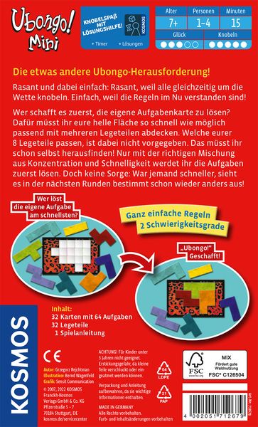 Ubongo Mini - Mitbringspiel