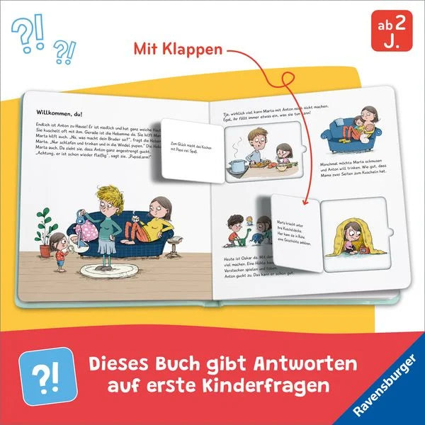 Und da drin ist ein Baby? Antworten für neugierige Geschwister